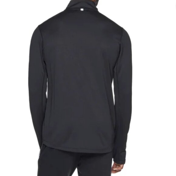 NWT Reebok Men's Trail Quarter-Zip Active Black Pullover Sweatshirt Size XL ! - Picture 7 of 13